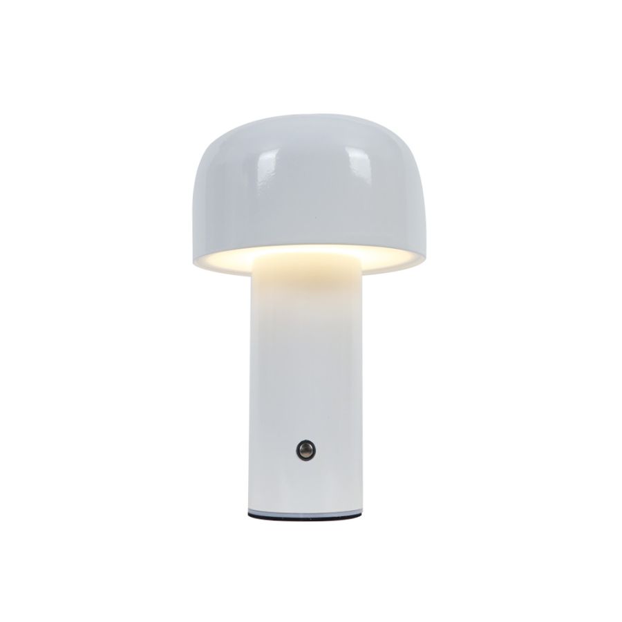 Φωτιστικό Επιτραπέζιο Επαναφορτιζόμενο 12,5xY21cm 3w 3000K Μέταλλο Λευκό Inlight 3036-White