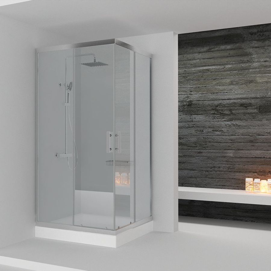 Orabella Vitalia Square Easy Fix H200 100X100 - Καμπίνα Τετράγωνη 30579