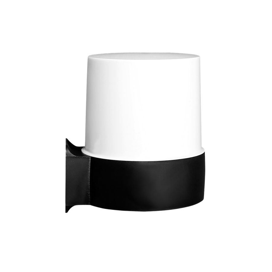 Επιτοίχιο εξωτερικό φωτιστικό πλαστικό D-282 BLACK Heronia 32-0101