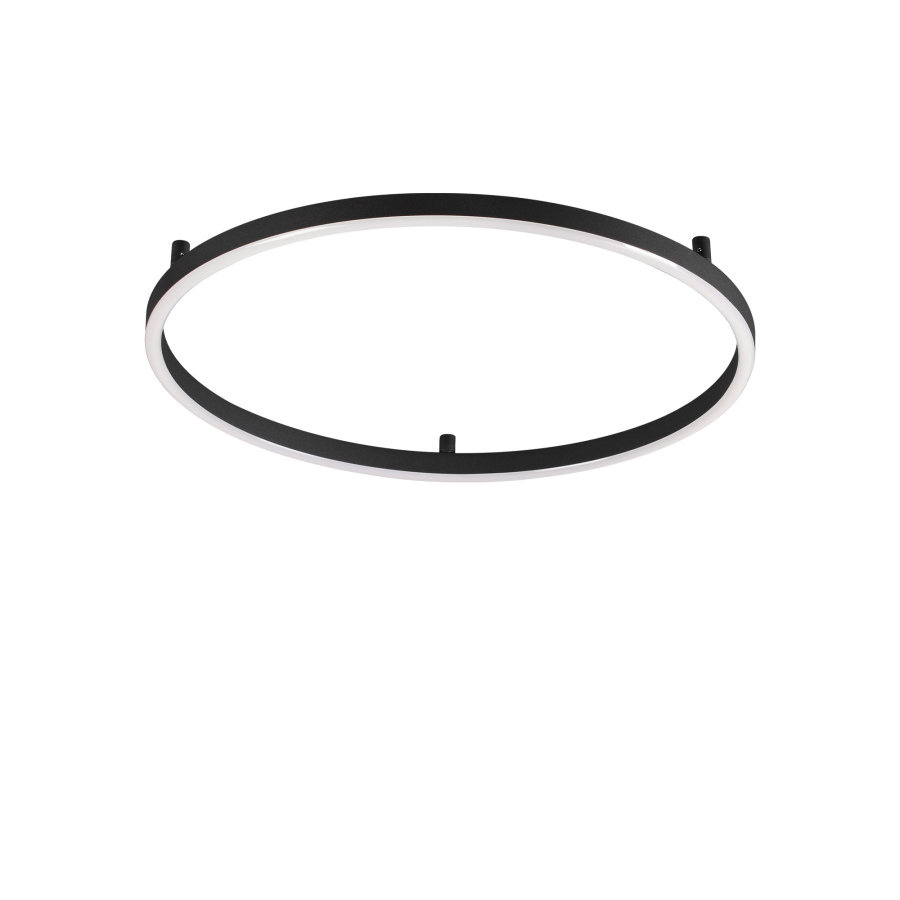 ORACLE SLIM PL D070 ROUND 4000K ON-OFF BK Ideal Lux 341941