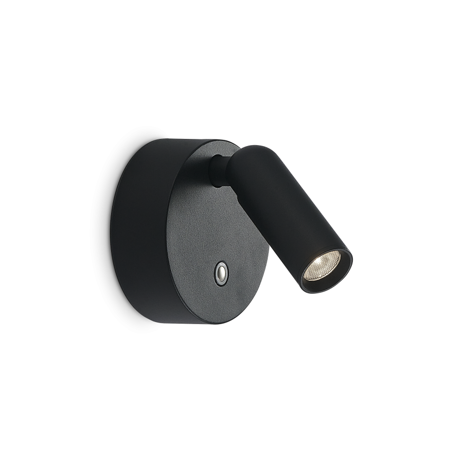 BEAN AP ROUND RECHARGEABLE NERO Ideal Lux 350240