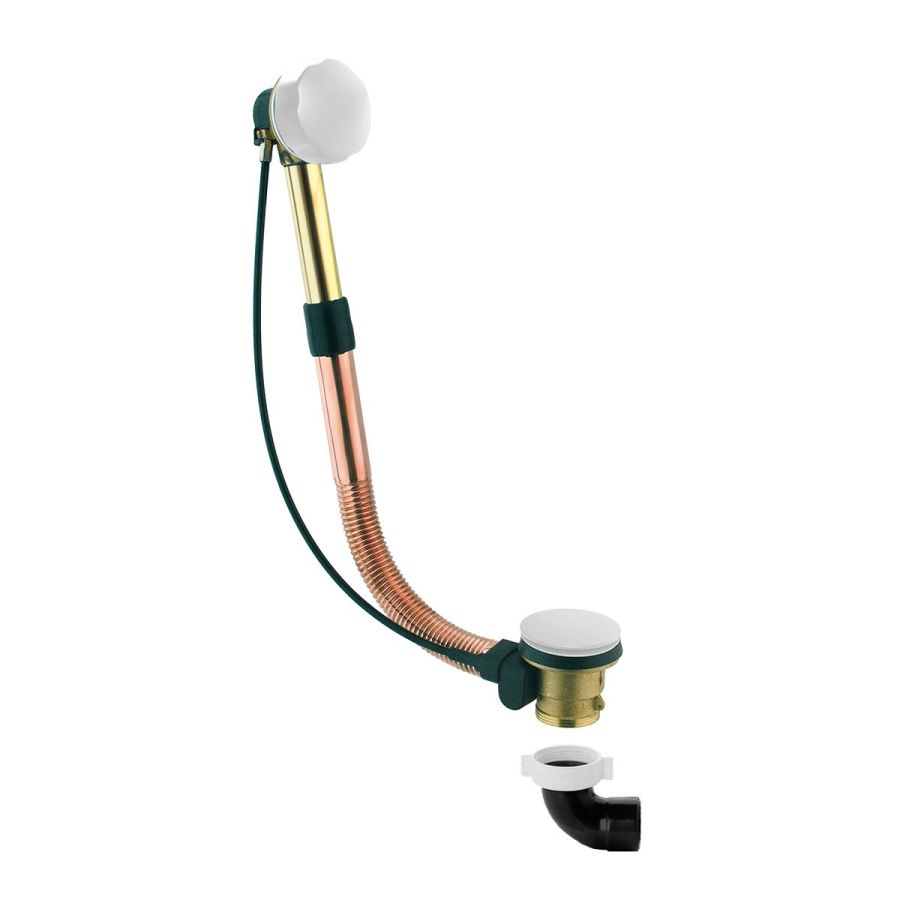 Αυτόματη βαλβίδα μπανιέρας White Matt 048-300