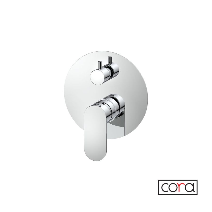 Μίκτης Εντοιχισμού 2 Εξόδων Mist Cora Chrome 3555-100