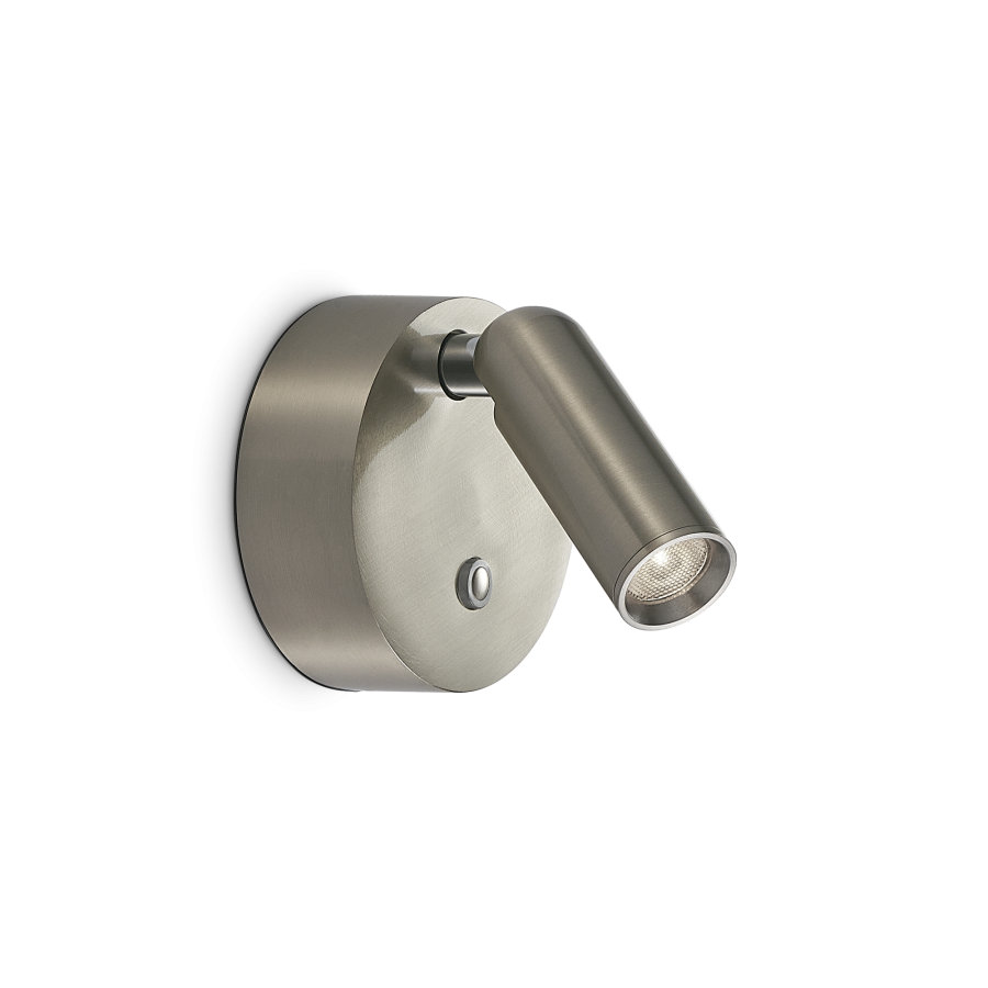 BEAN AP ROUND RECHARGEABLE NICKEL Ideal Lux 364810