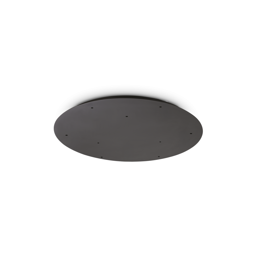 ROSONE D600 9 FORI NERO Ideal Lux 364902