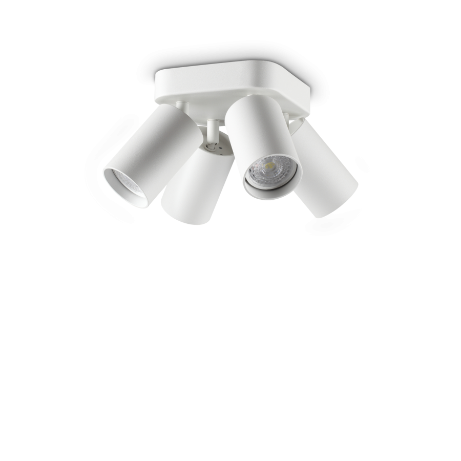 DYNAMITE PL4 ROUND BIANCO Ideal Lux 367439