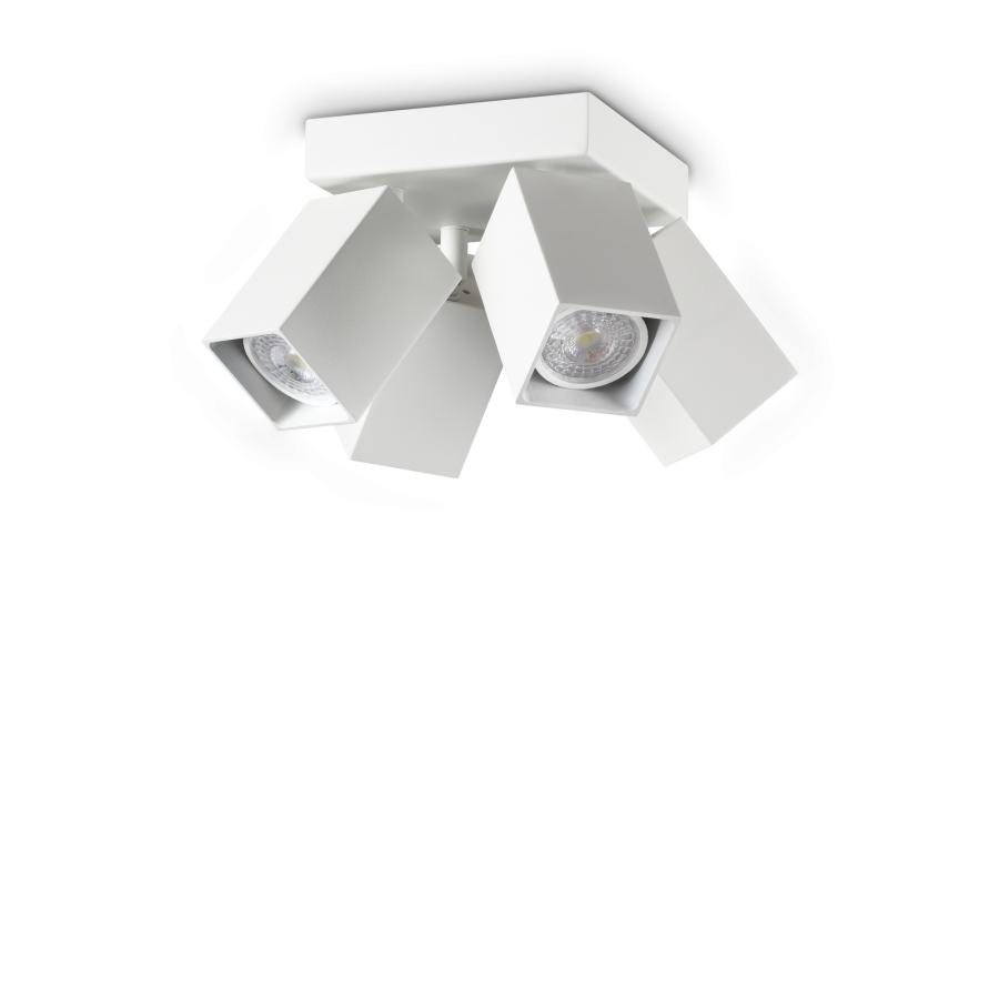DYNAMITE PL4 SQUARE BIANCO Ideal Lux 367446