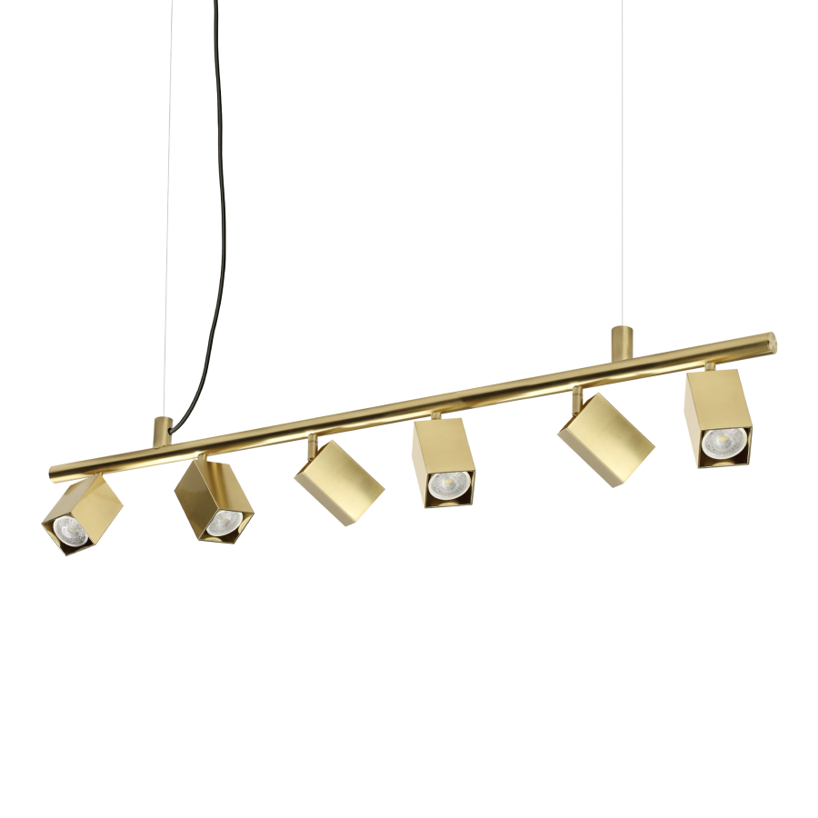 DYNAMITE SP6 SQUARE OTTONE Ideal Lux 371429