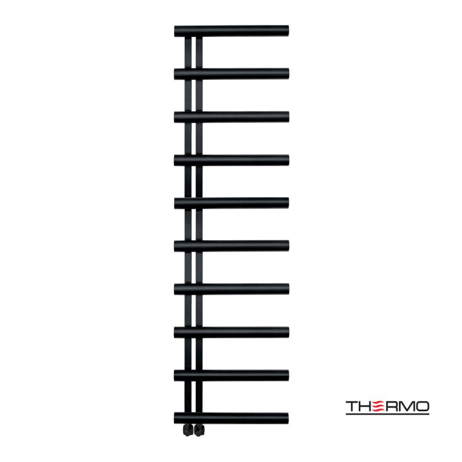 Θερμαινόμενη Πετσετοκρεμάστρα μπάνιου Inox ACCENT  176x50 Silk Black ACC17650-401