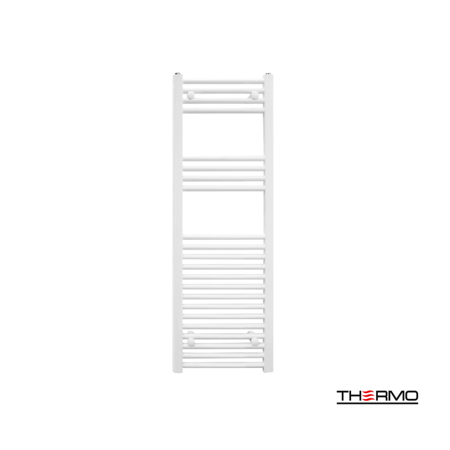 Θερμαινόμενη Πετσετοκρεμάστρα H120x40cm White Υδραυλική/Ηλεκτρική Λειτουργία Mild Steel Thermo Alto ALT12040-300
