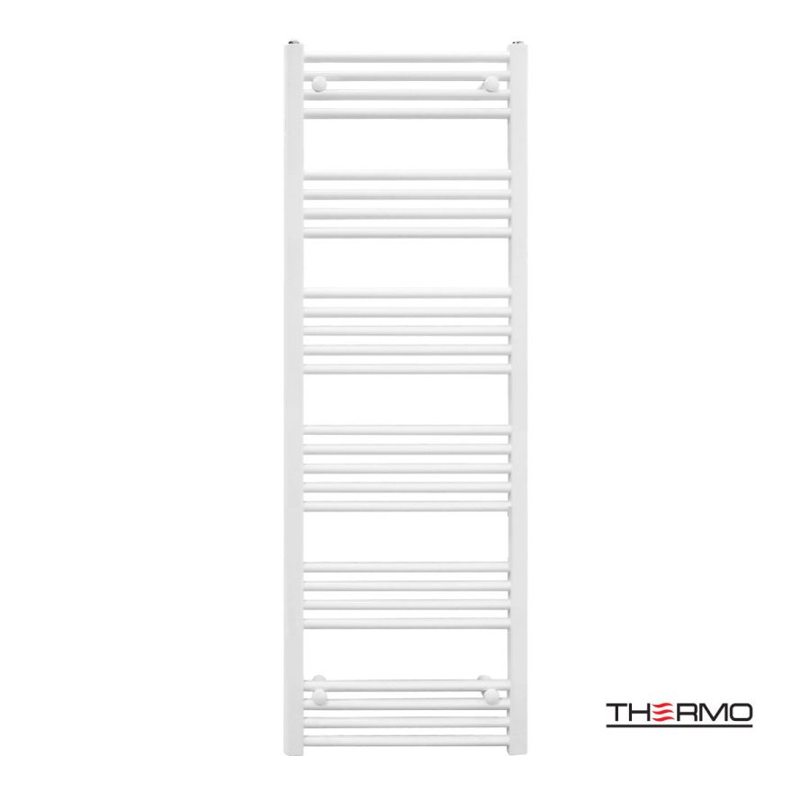 Θερμαινόμενη Πετσετοκρεμάστρα H150x50cm White Υδραυλική/Ηλεκτρική Λειτουργία Mild Steel Thermo Alto ALT15050-300
