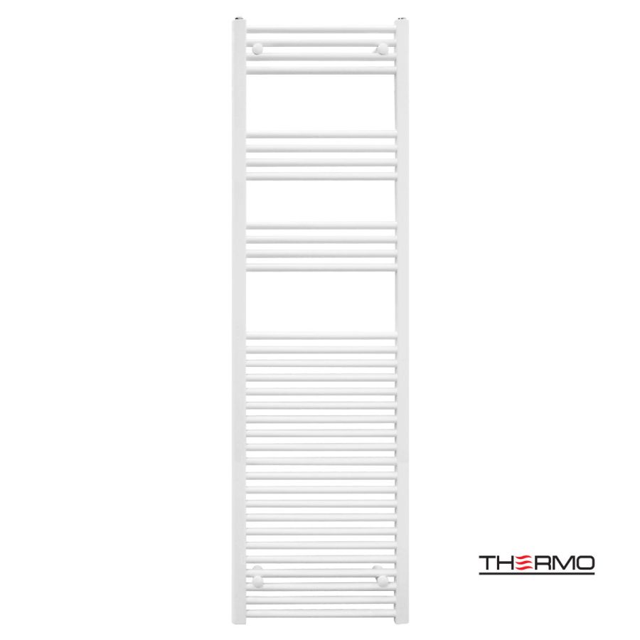 Θερμαινόμενη Πετσετοκρεμάστρα H176x50cm White Υδραυλική/Ηλεκτρική Λειτουργία Mild Steel Thermo Alto ALT17650-300