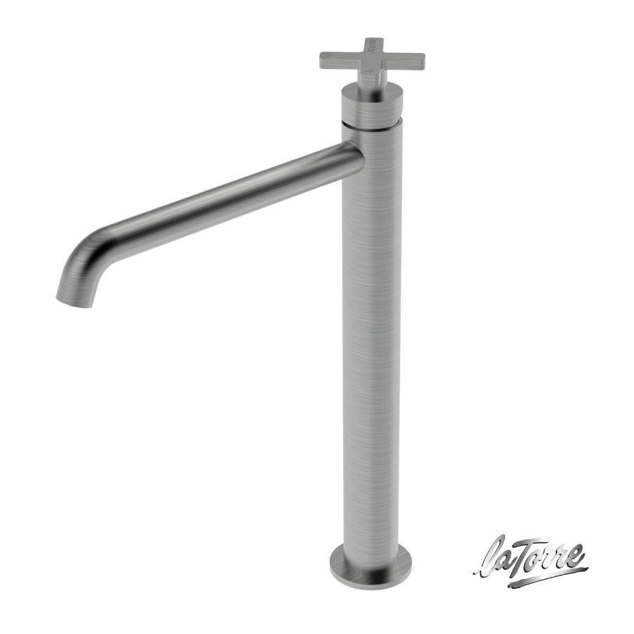 ΜΠΑΤ.ΝΙΠΤ.ΥΨΗΛΗ+ΒΑΛΒ.CLIC-CLAC ELLE CROSS LA TORRE INOX 38016-110