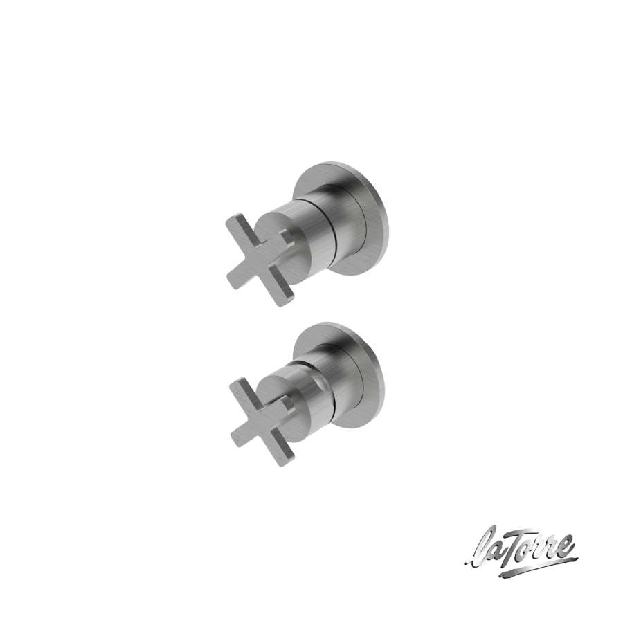 Μίκτης Εντοιχισμού 3 Εξόδων Elle Cross La Torre Inox 38316-110