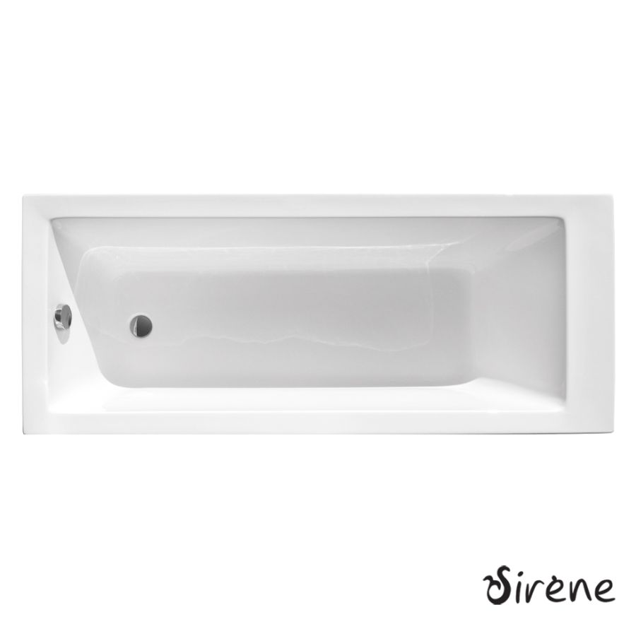 Μπανιέρα Ακρυλική 150*70 εκ. Sirene Cubic CUB15070 