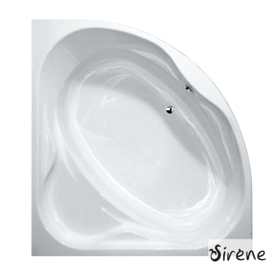 Μπανιέρα Ακρυλική Γωνιακή 120*120 εκ. Sirene Modena MOD120