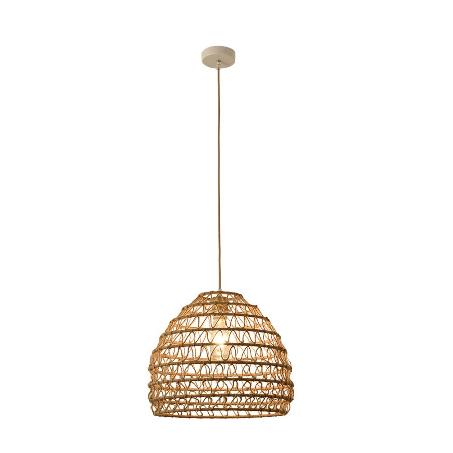 InLight Κρεμαστό Φωτιστικό από σχοινί 1xE27 D:40cm 4047-A