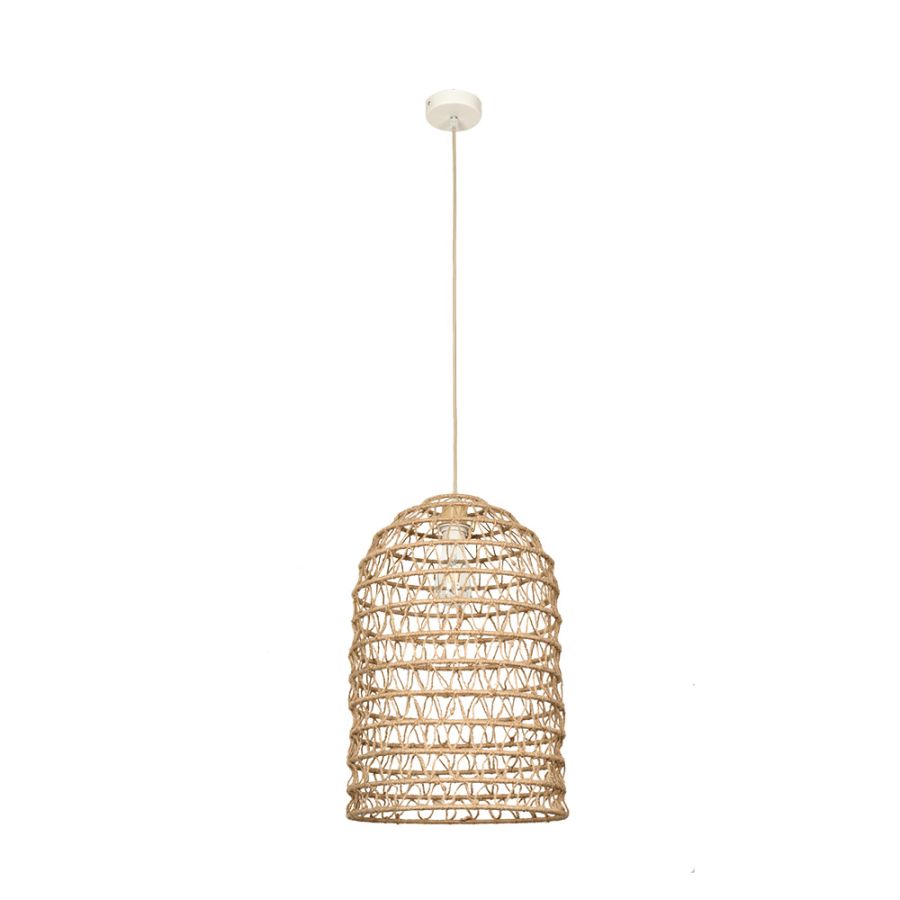 InLight Κρεμαστό Φωτιστικό από σχοινί 1xE27 D:35cm 4048-B