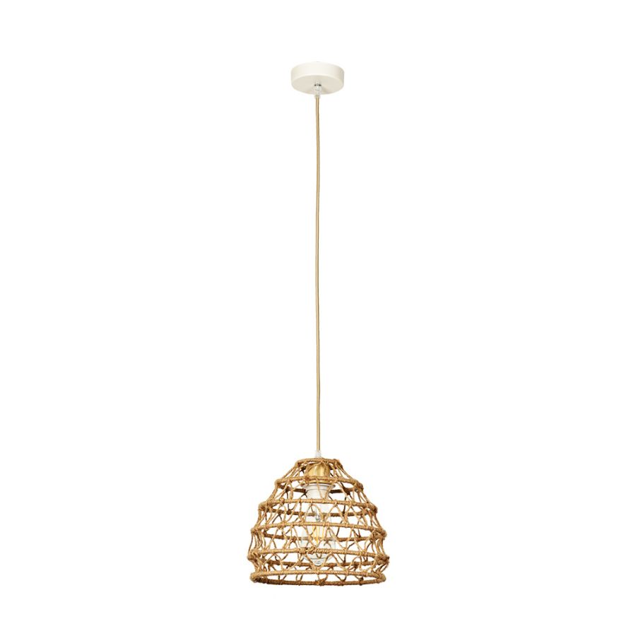 InLight Κρεμαστό Φωτιστικό από σχοινί 1xE27 D:25cm 4047-B