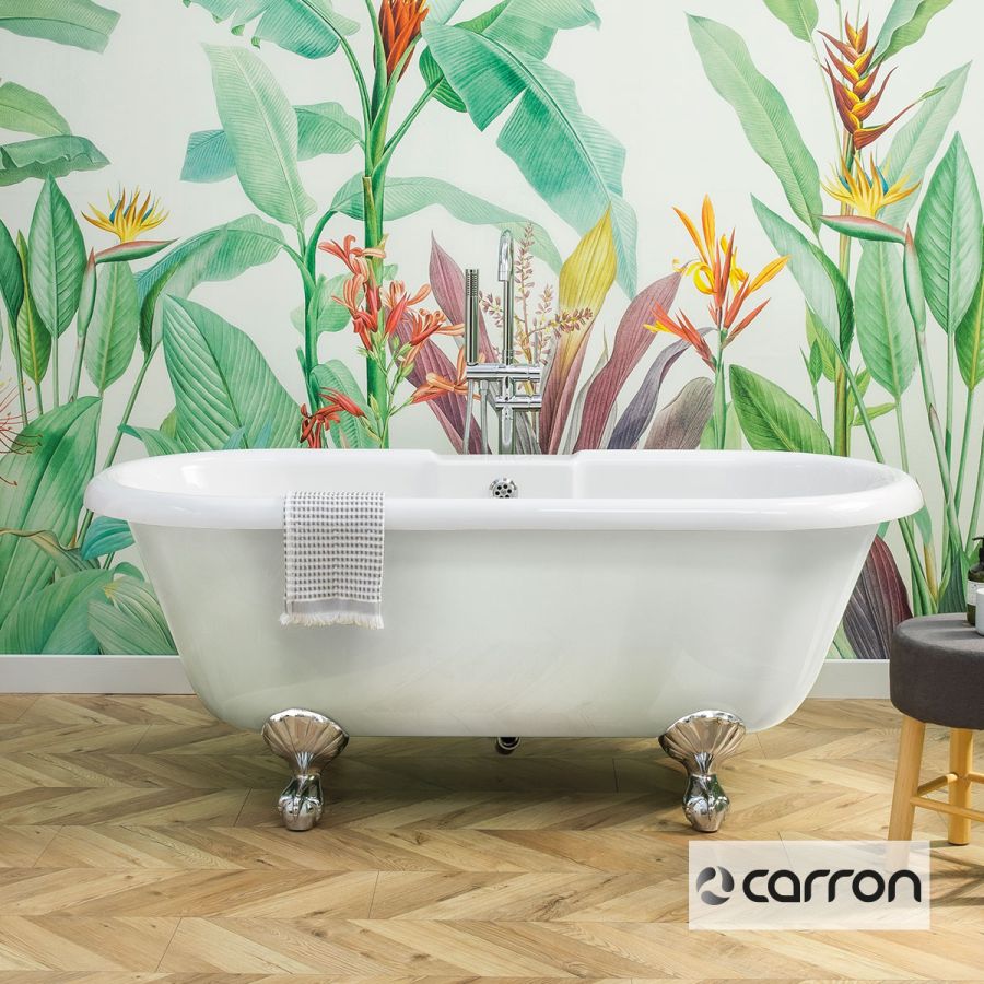 Μπανιέρα Ακρυλική Ελεύθερης τοποθέτησης ASCOLI Freestanding 1700x750 με 4 πόδια Chrome 421FS-300100