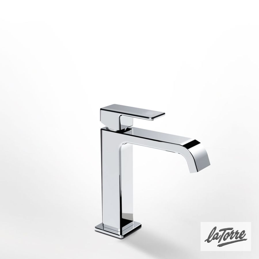 Μπαταρία Νιπτήρα με Αυτόματη Βαλβίδα Profili-Plus La Torre Chrome 46001-100