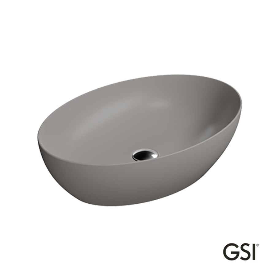 Νιπτήρας Πορσελάνης Pura 60x42 GSI Tortora 8842-440