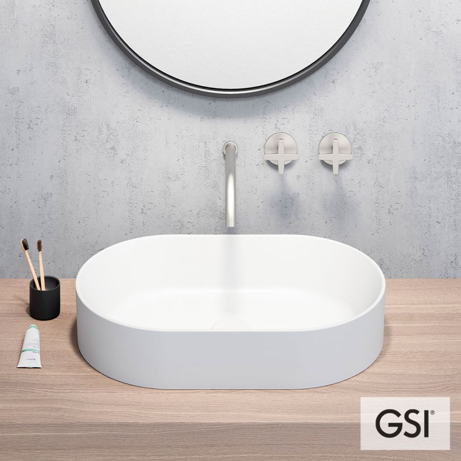 Νιπτήρας Πορσελάνης Kube-X 60x37GSI White 9458-300