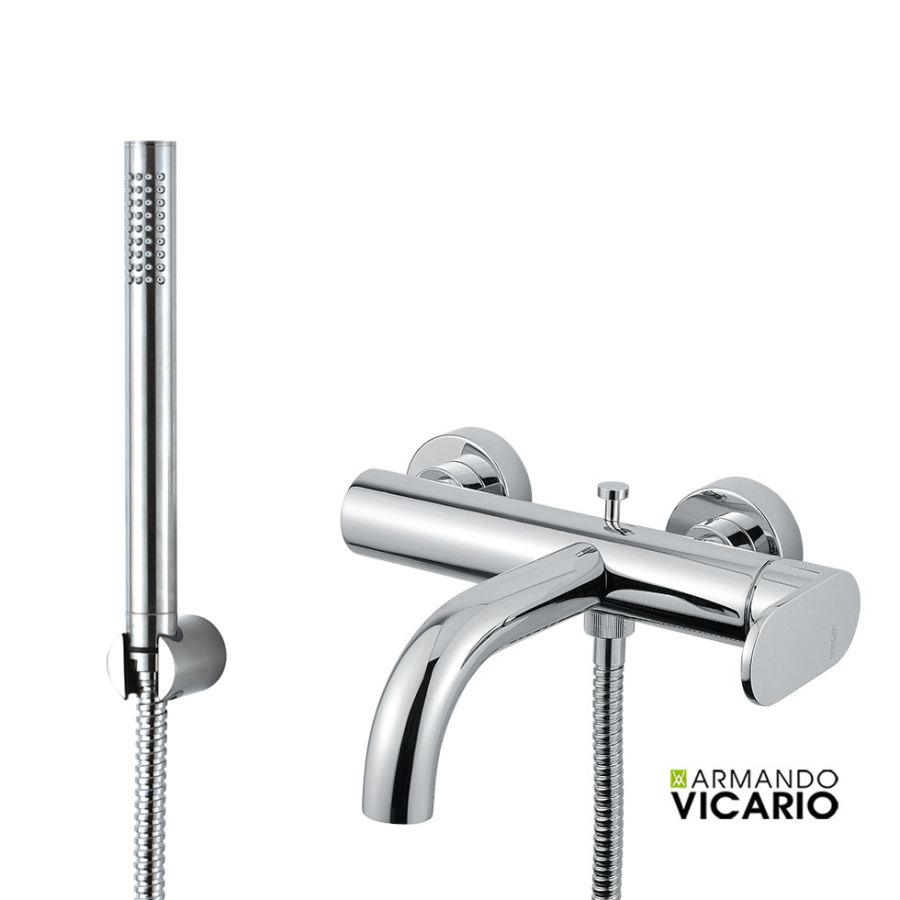 Μπαταρία Λουτρού Slim Vicario Chrome 500100-100