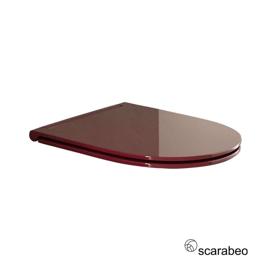 Κάλυμμα Λεκάνης GLAM 5201 Slim Soft Close Scarabeo Cherry Glossy 5535BS-830