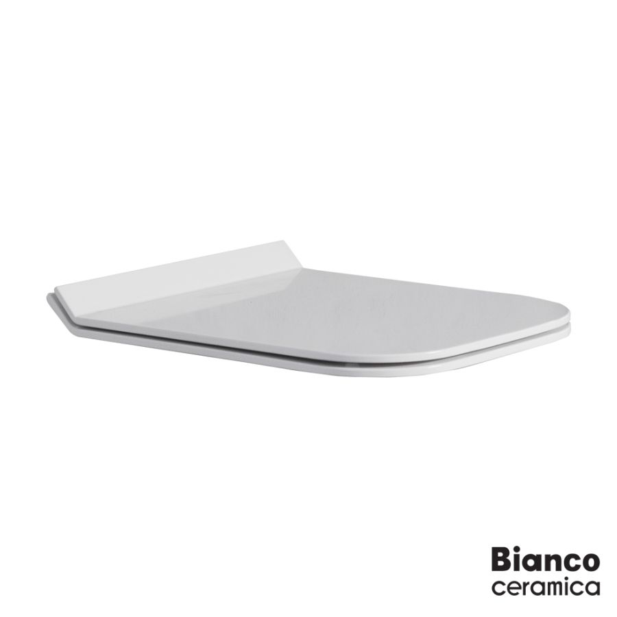 Κάλυμμα Λεκάνης ENZO Slim Slim Soft Close Bianco Ceramica White 9100SC-300