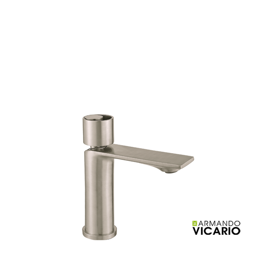 Μπαταρία Νιπτήρα με Βαλβίδα Clic-Clac Halo Vicario Inox 515010-110