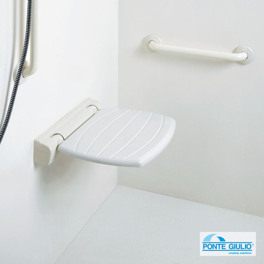 Kάθισμα τοίχου ανακλινόμενο 40x42 paint amea White G24-UHS-01