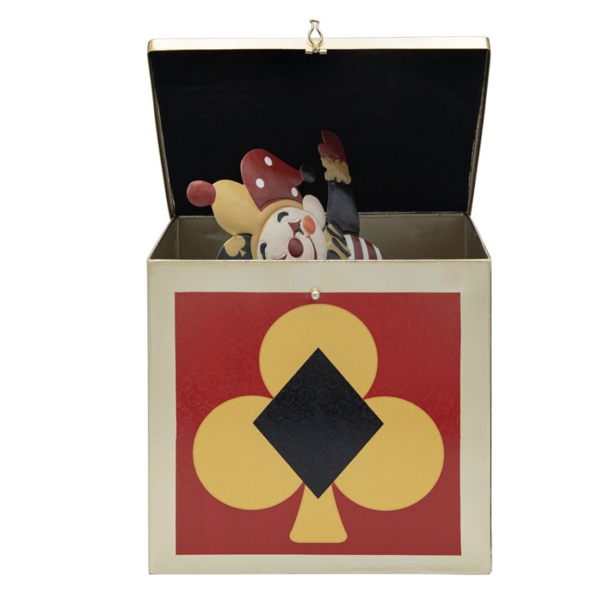 ΜΕΤΑΛΛΙΚΟ ΚΟΥΤΙ ME ΚΛΟΟΥΝ 20x20x20cm Eurolamp 600-48287