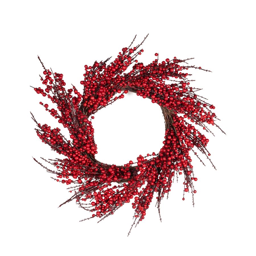 ΣΤΕΦΑΝΙ ΑΠΌ ΜΙΚΡΑ BERRIES ΚΑΙ ΞΕΡΟΚΛΑΔΑ MIXED 50cm Eurolamp 600-49035