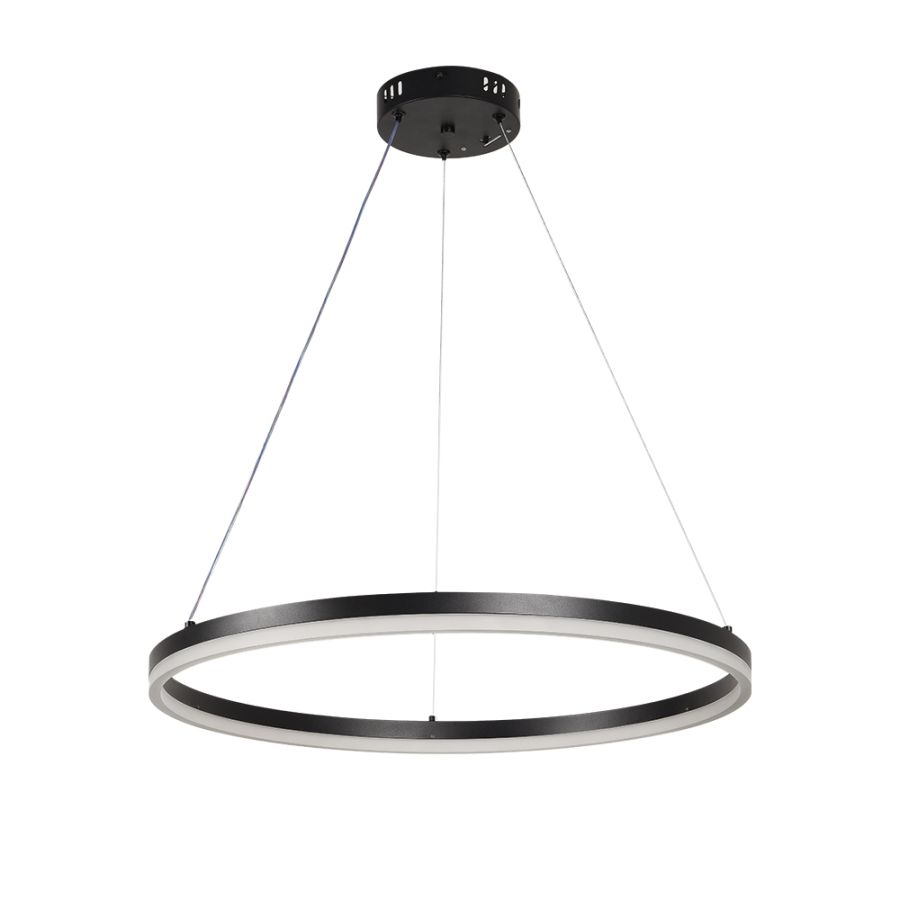InLight Κρεμαστό φωτιστικό LED 45W 3CCT by switch on base D:60cm 6095-C-Black