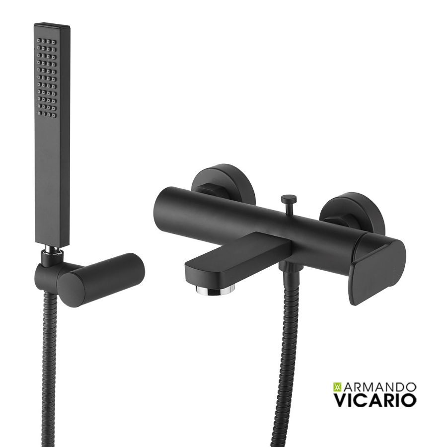 Μπαταρία Λουτρού Glam Vicario Black Matt 610100-400