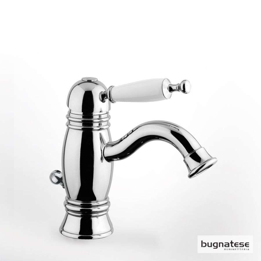 Μπαταρία Νιπτήρα με Αυτόματη Βαλβίδα Oxford Bugnatese Chrome 6319-100