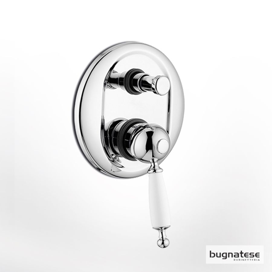 Μίκτης Εντοιχισμού 2 Εξόδων Oxford Bugnatese Chrome 6372-100