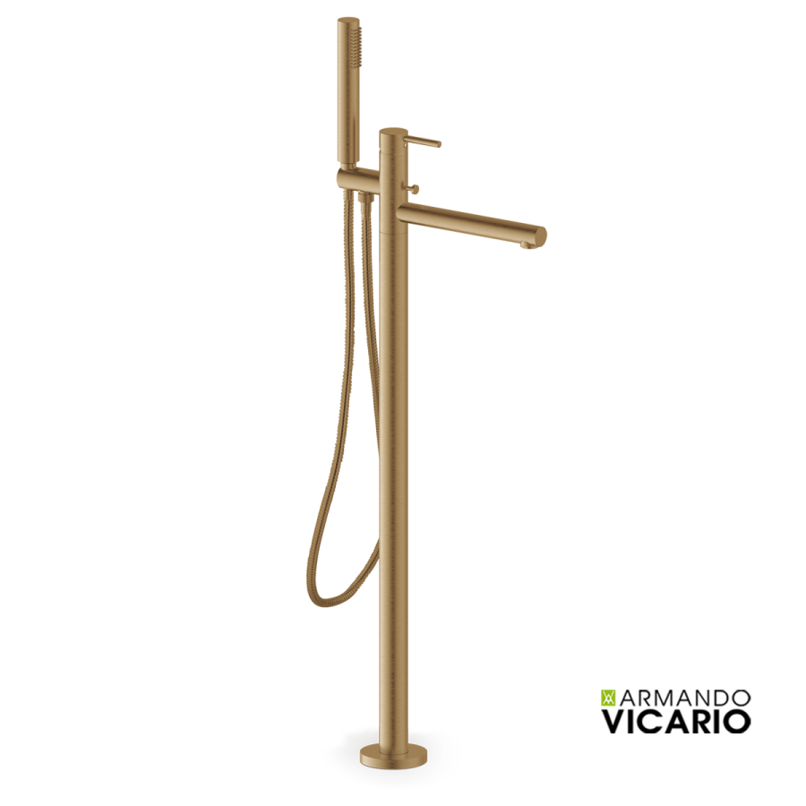 Μπαταρία Λουτρού Επιδαπέδια Cyrcus Vicario Antique Brass 700065-221