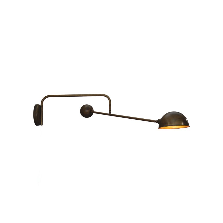 HL-3539-1 L OLIVER BLACK & NICKEL WALL LAMP HOMELIGHTING 77-3881