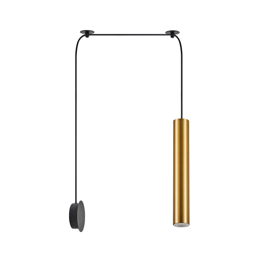 SE21-GM-5-BL1W ADEPT TUBE GOLD MATT Gold Matt Pendant+ HOMELIGHTING 77-8904