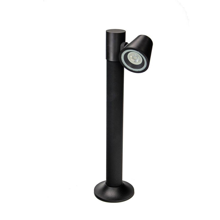 it-Lighting Shasta 1xGU10 Outdoor Pole Light Black D:150x230x600mm 80400714