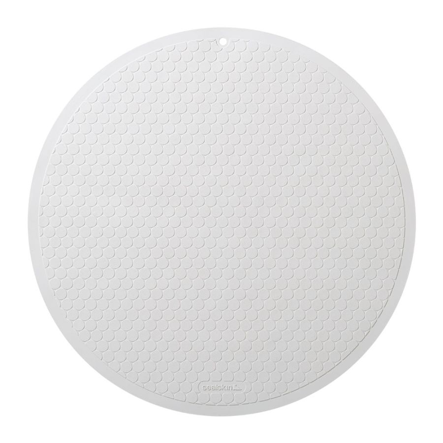 Rubelle Αντιολισθητικό Πατάκι Φ55cm White Sealskin  800626
