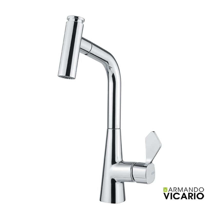 Μπαταρία Νεροχύτη Κουζίνας Mood Vicario Chrome 400742-100