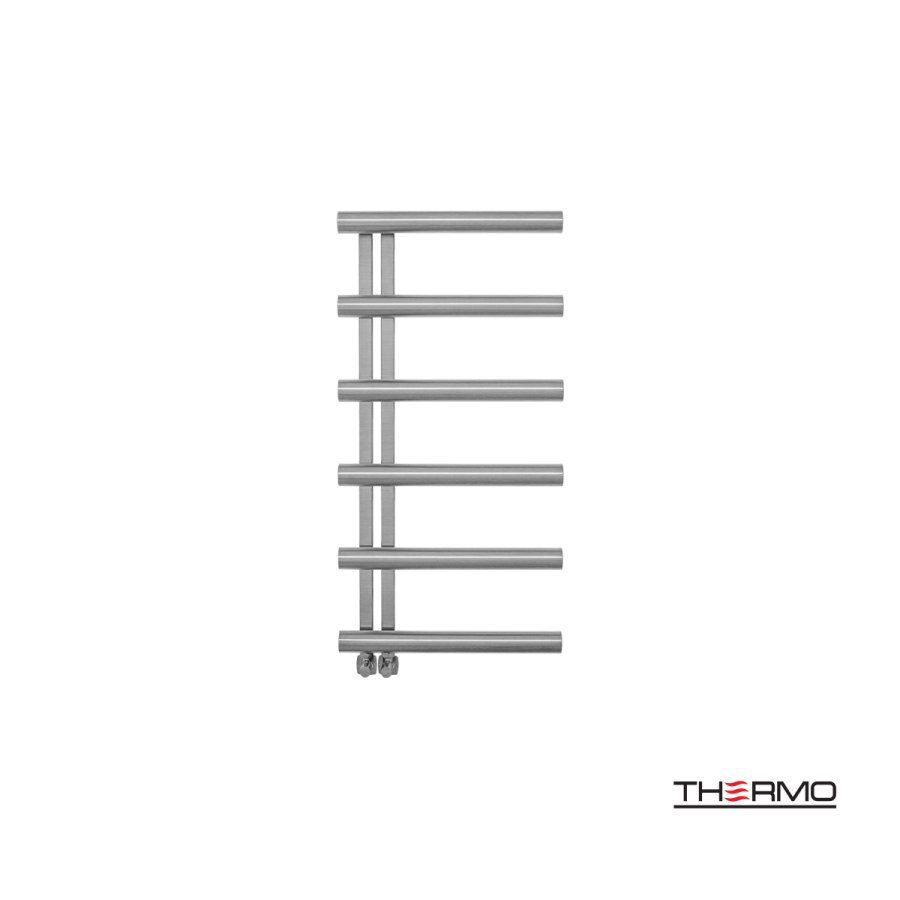 Θερμαινόμενη Πετσετοκρεμάστρα μπάνιου Inox ACCENT  100x50 Brushed ACC10050-111