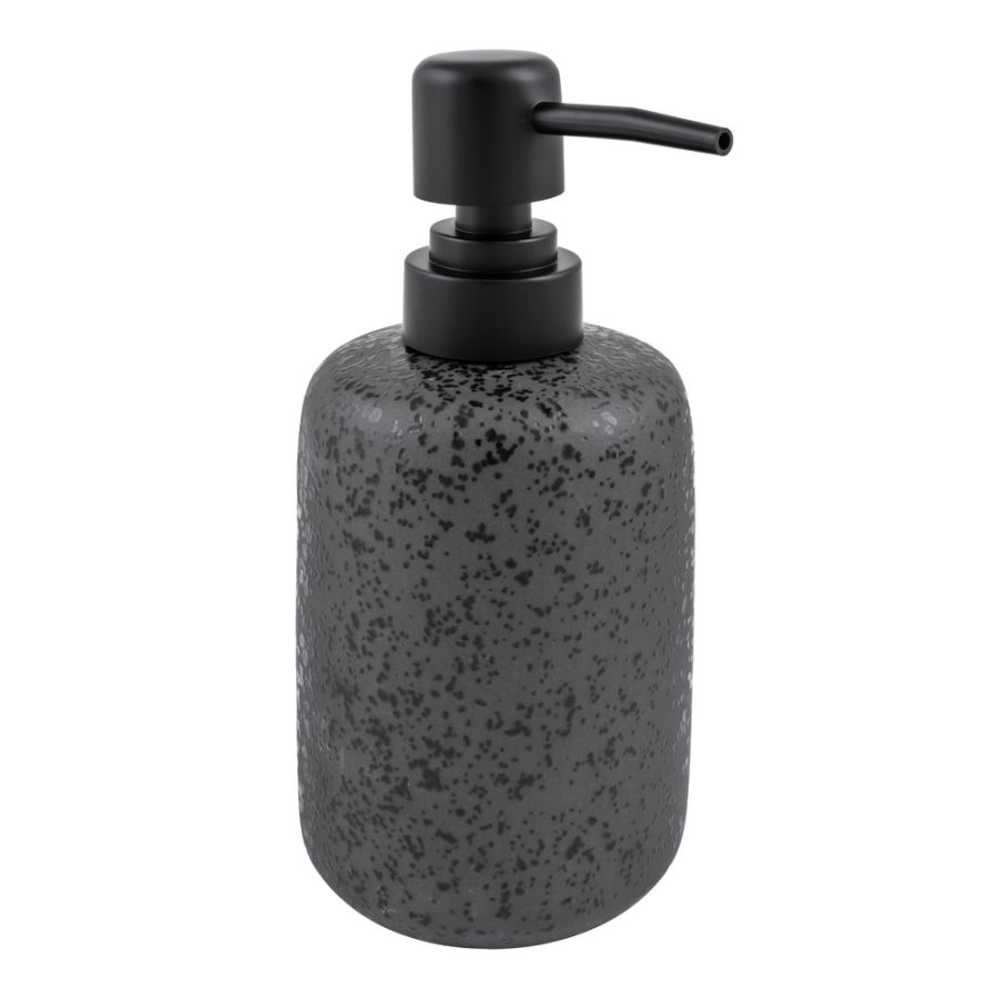 Δοχείο Κρεμοσάπουνου HADES Stoneware Ανθρακί 350ml AWD02191802  AWD02191802