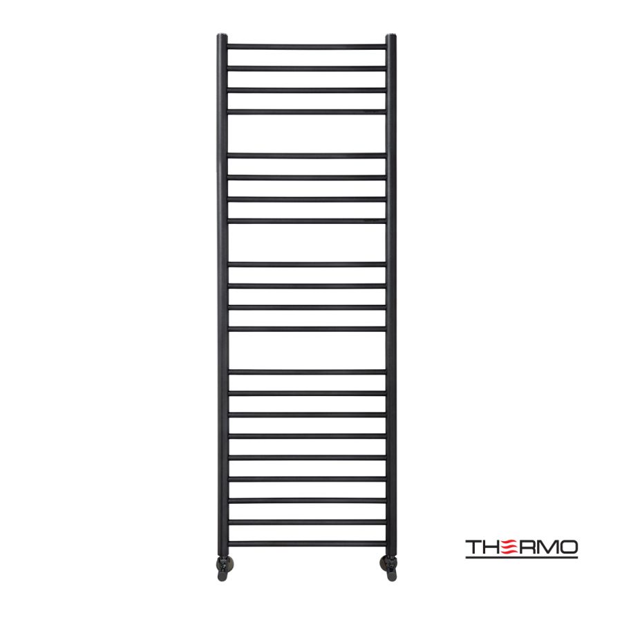 ΘΕΡΜ. ΠΕΤΣ/ΣΤΡΑ INOX BELLAVIA 150x50 SILK BLACK BEL15050-401