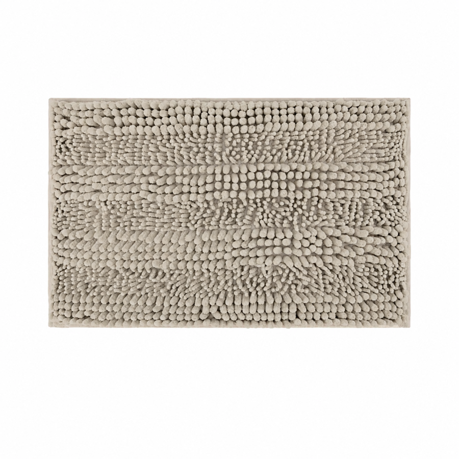 Πατάκι Μπάνιου Chenille 45x70cm Μπεζ MRShome DC-023003
