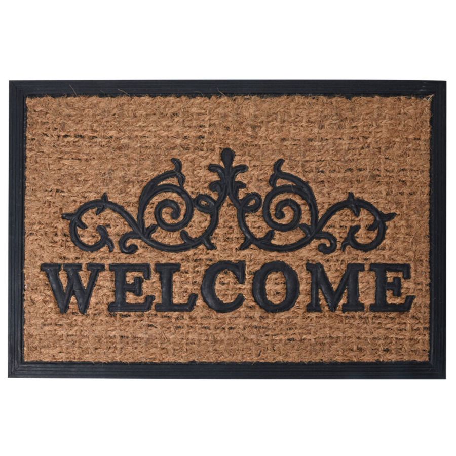 Πατάκι Εισόδου Rubber 40x60cm ''WELCOME'' 0002001 MRShome  DF-0002001