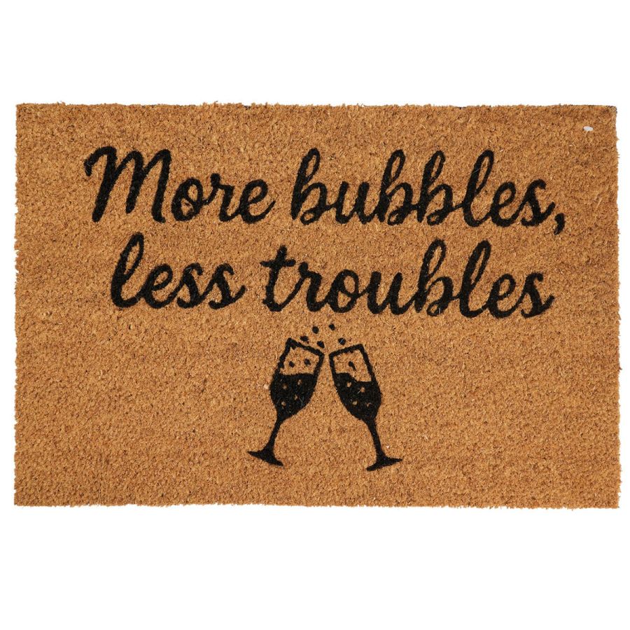 Πατάκι Εισόδου 40x60cm ''More bubbles, less troubles'' MRShome DF-0007002